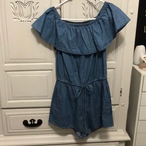Chambray romper